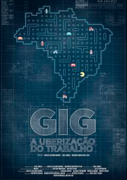 imagem do cartaz do filme GIG - a uberização do trabalho